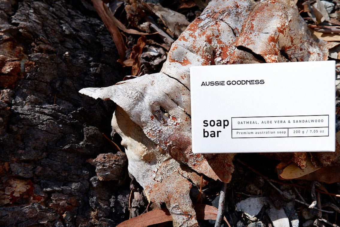 Premium Australian Oatmeal, Aloe Vera & Sandalwood Soap Bar | 200g |